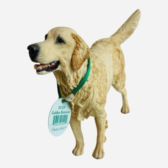 Country Artists Golden Retriever Dog Figurine Sculpture Beige Brown Dog - Picture 3 of 7